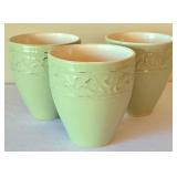 K - Pier 1 Stoneware Antique Floral Dinnerware Set - 12 Dinner Plates, 12 Salad Plates, 11 Bowls, 2 Mugs