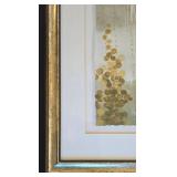 DR - Framed Abstract Art Print - Gold Frame