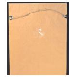 DR - Framed Abstract Art Print - Gold Frame