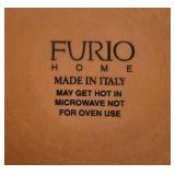 K - Furio Home 12 in Round Bowl, 10.75 in Round Bowl & 9.75 x 14 in Oval Platter - Made in Italy