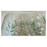K - Green Glass Covered Casserole Set
