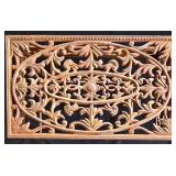 LR - Iron Filigree Table - Copper-Toned
