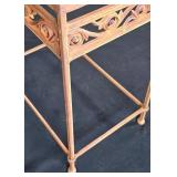 LR - Iron Filigree Table - Copper-Toned