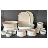 MR - Pyrex, CorningWare & Farberware Casseroles & Bowls - White Bakeware Assortment
