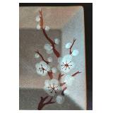 MR - Pier 1 Imports Stoneware Floral Fruit Platter Set (8 pcs)