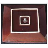 MR - Pier 1 Imports Stoneware Floral Fruit Platter Set (8 pcs)