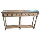 O - Home Meridian 2-Drawer Sofa Table