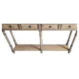 O - Home Meridian 2-Drawer Sofa Table