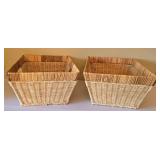 O -Set of Five Decorative Wicker Baskets