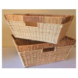 O -Set of Five Decorative Wicker Baskets
