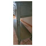 O2 - Charming Sage Green 2-Drawer Sofa Table