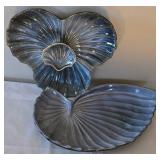 O2 - Home Essentials and Beyond Shell-Shaped Dishes Pair