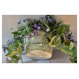 O2 - Homart Ceramic Planter Set with Wicker Baskets & Tin Planter