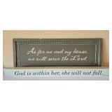 O2 - Heart Felt Wall Plaques Lot - Be Grateful, Pray More Worry Less, Be Grateful