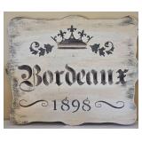 LR - Longaberger Handwoven Basket - Botanical Print Boxes - Bordeaux 1898 Sign - Pepperberry Inn Sign