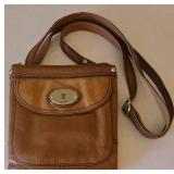 LR - Fossil Leather Crossbody Handbag