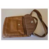 LR - Fossil Leather Crossbody Handbag