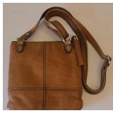 LR - Fossil Leather Crossbody Handbag