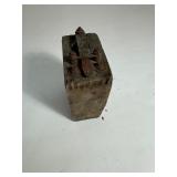 Vintage Wood Box Battery Ignition Coil