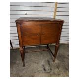 Antique Domestic Rotary Sewing Machine Model E-6354 w/ Table