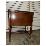 Antique Domestic Rotary Sewing Machine Model E-6354 w/ Table
