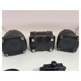 Set of (3) McCoy Pottery Pot Belly Stove Cookie Jars