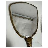 Vanity Set Hair Brush and Hand Mirror Vintage 2 Piece Set