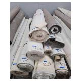 10 Rolls of Misc. Carpet Remnants - Approx. 2,124 sq. ft.