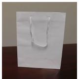 White Gloss 8" x 4" x 10" Gift Bags