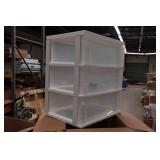 3-Drawer Plastic Storage Organizer