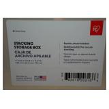 Stacking Storage Box - 17.25"x26.15"x11.75"