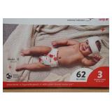 Honest Size 3 Diapers - 62 Count
