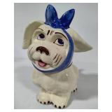 Shawnee Pottery - Muggsy Toothache Dog Cookie Jar and Matching Salt & Pepper Shakers