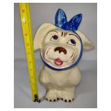 Shawnee Pottery - Muggsy Toothache Dog Cookie Jar and Matching Salt & Pepper Shakers