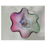 Signed Adam Jablonski Handkerchief Glass Art Vase