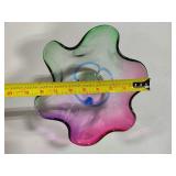 Signed Adam Jablonski Handkerchief Glass Art Vase