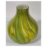 Hand Blown Glass Art Vase