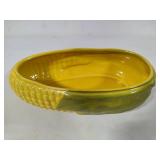 Shawnee Pottery - Corn King Casserole, Covered Butter Dish & Large Salt & Pepper Shaker Set