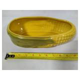 Shawnee Pottery - Corn King Casserole, Covered Butter Dish & Large Salt & Pepper Shaker Set