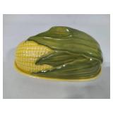 Shawnee Pottery - Corn King Casserole, Covered Butter Dish & Large Salt & Pepper Shaker Set