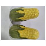 Shawnee Pottery - Corn King Casserole, Covered Butter Dish & Large Salt & Pepper Shaker Set