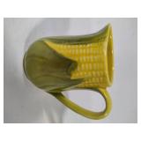 Shawnee Pottery - Corn King Tea Pot w/Lid, Creamer & Small Salt & Pepper Shaker Set