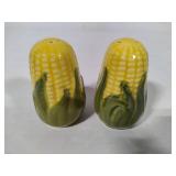 Shawnee Pottery - Corn King Tea Pot w/Lid, Creamer & Small Salt & Pepper Shaker Set