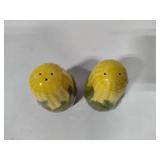 Shawnee Pottery - Corn King Tea Pot w/Lid, Creamer & Small Salt & Pepper Shaker Set