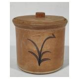 Neiman Marcus Pottery Crock w/Lid