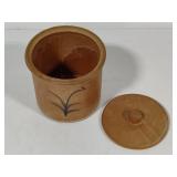 Neiman Marcus Pottery Crock w/Lid