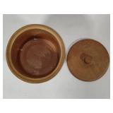 Neiman Marcus Pottery Crock w/Lid