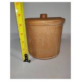 Neiman Marcus Pottery Crock w/Lid