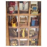 Two Display Cases Filled with Miniatures