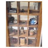 Two Display Cases Filled with Miniatures